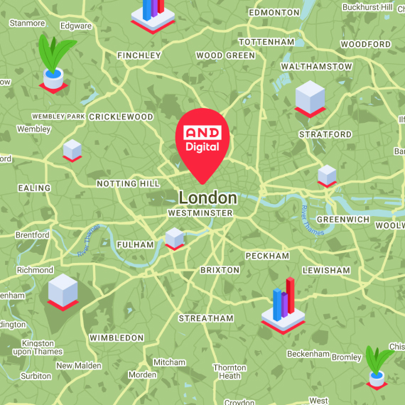 London NEXTClub map