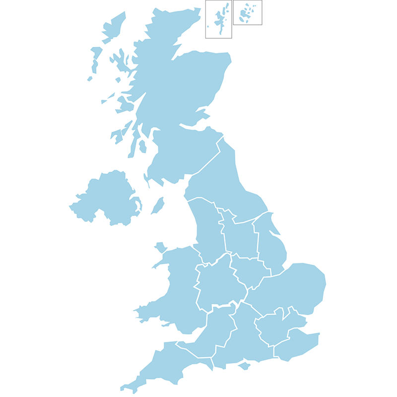 UK map large